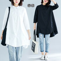 楽天市場】ロングシャツ 7分袖の通販