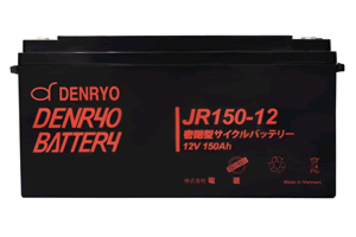 楽天市場】電菱製 JR150-12 密閉型レギュラータイプバッテリー