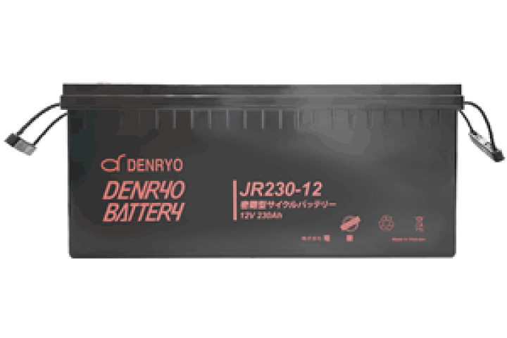 楽天市場】電菱製 JR230-12 密閉型レギュラータイプバッテリー 230Ah 