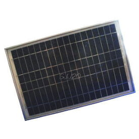 電菱製多結晶ソーラーパネル (太陽電池) DB020-12 定格出力 20W DC12V系太陽電池 太陽光発電 太陽光パネル 独立電源 オフグリッド