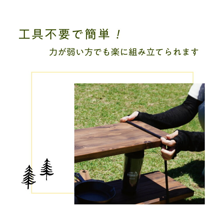 楽天市場】アイアンシェルフ キャンプギア 完成品 簡単組立 ハシゴ2段  