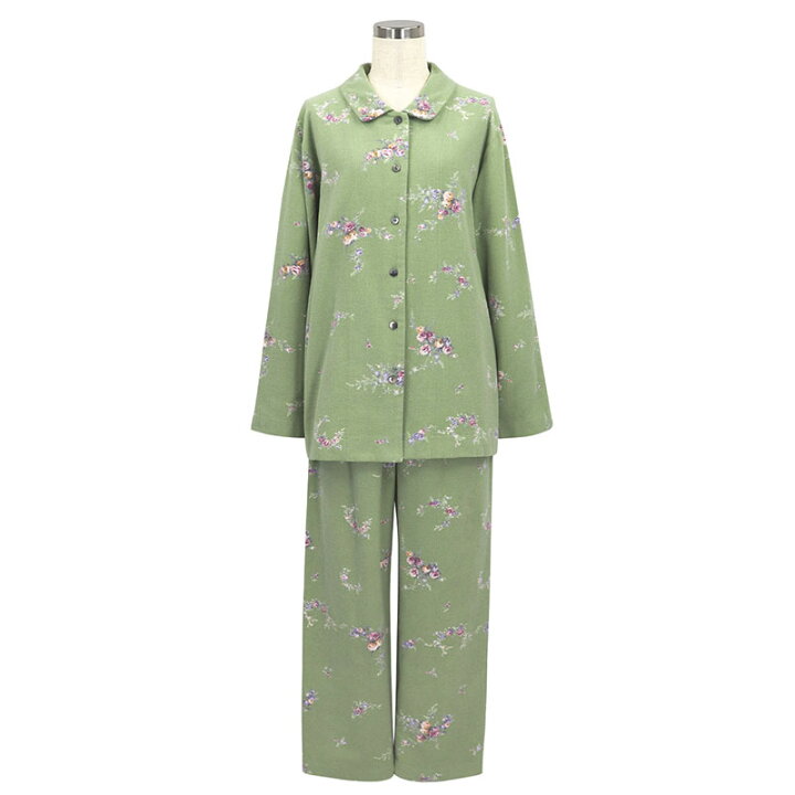 楽天市場】パジャマ レディース【イクコ IKUKO】綾ネル花柄プリント 