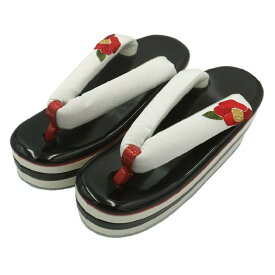 椿刺繍 厚底 草履 礼装用 色選択 黒台/白台 FREE アンドウ(株) 振袖適品