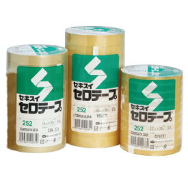【1000円OFFクーポン配布中！4/4 17：00〜4/10 8：59】セロハンテープ セロテープ 12mm 15mm 18mm まとめ買い セキスイ