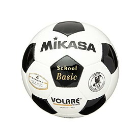 サッカーボール 検定球4号 白×黒 ミカサ