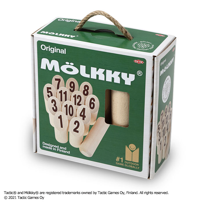 フィンランドの伝統的なゲームを元にしたアウトドアスポーツ モルック ミニ お気にいる 正規品 おもちゃ ゲーム アウトドア 雑貨 スポーツ キャンプ 木製 北欧 OHSサプライ MOLKKY 店舗