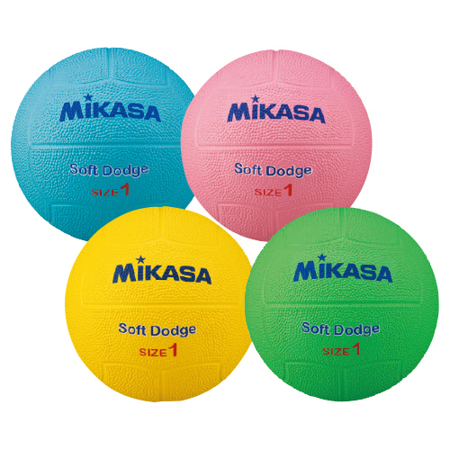 ドッジボール ソフトドッジボール1号 品質満点 ミカサ 【予約】 ライトグリーン