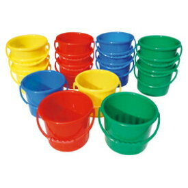 砂場 砂あそび バケツ 4色4個組（16個）
