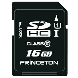 SDHCメモリーカード SDカード クラス10 16GB プリンストン