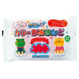 かるーいカラーかみねんど 赤 銀鳥産業 小学校