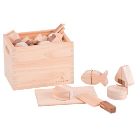 木のおもちゃ 木製玩具 おままごと 食材セット IKONIH 女の子 プレゼント