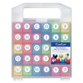 クラフトパンチ小 アルファベット大文字セット カッター カード かわいい 工作 文字 カール事務器