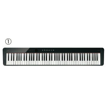 楽天市場】【中古】CASIO(カシオ) 88鍵盤 電子ピアノ CDP CDP-S100BK  