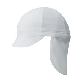 最大76%OFFクーポン赤白帽子 体操帽子 フラップ付き体育帽子 白 