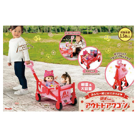 玩具 おもちゃ 室内遊具 人形 ピープル ぽぽちゃんのアウトドアワゴン まとめ買い特価 オリジナル