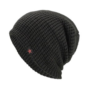 帽子 ニット帽 ワッフルニット 防寒 アウトドア 裏地ボア ビーニー メンズ レディース 秋 冬 KNIT CAP 4032