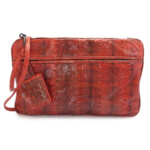�{�b�e�K���F�l�^ BOTTEGA VENETA �V�����_�[�o�b�O ���f�B�[�X 244516 PYTHON RED �N���b�`�o�b�O �C���g���`���[�g �p�C�\���� ���U�[ ���b�h