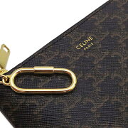 セリーヌコインケースレディース10C662BTA38NO小銭入れカードケースキーケーストリオンフキャンバスブラックCELINE10C662BTA.38NO【2021年春夏新作】