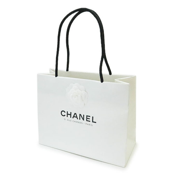 CHANEL シャネル 紙袋 正規店 ペーパーバッグ ショッパー カメリア付き 白 30×24×13cm【ブランド付属品】【紙袋】 Ｉ  ＬＯＶＥ ＢＲＡＮＤ