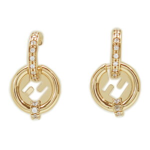 �t�F���f�B FENDI �s�A�X ���f�B�[�X �G�o�[���E���h 8AL328 ATEP F089U �X�^�b�h�s�A�X �A�N�Z�T���[ �S�[���h �y2026�N�t�ĐV��z