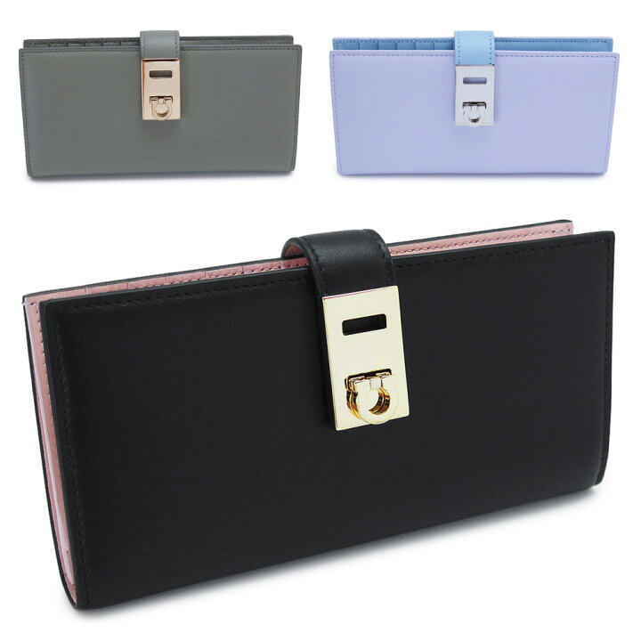 楽天市場】フェラガモ 長財布 レディース 220522 二つ折り財布  