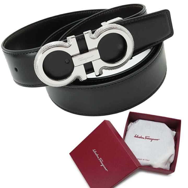 楽天市場】フェラガモ ベルト メンズ リバーシブル ダブル ガンチーニ  