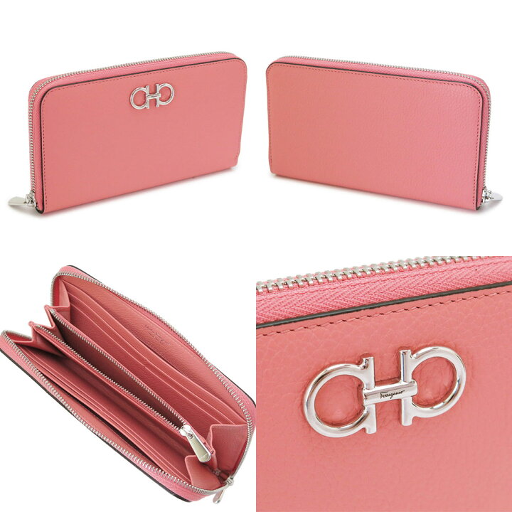 楽天市場】フェラガモ 長財布 レディース ラウンドファスナー ダブル  