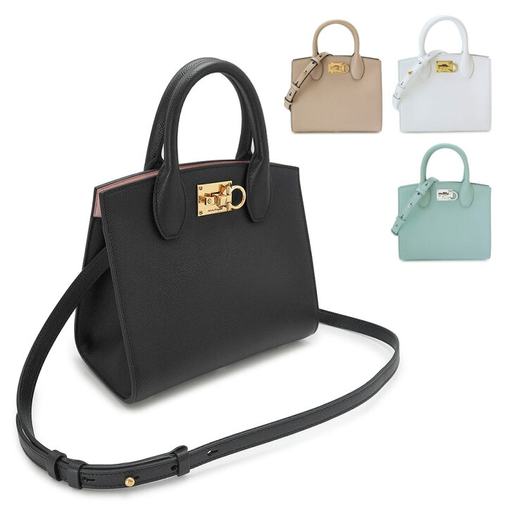 楽天市場】フェラガモ ハンドバッグ レディース FERRAGAMO STUDIO BOX 