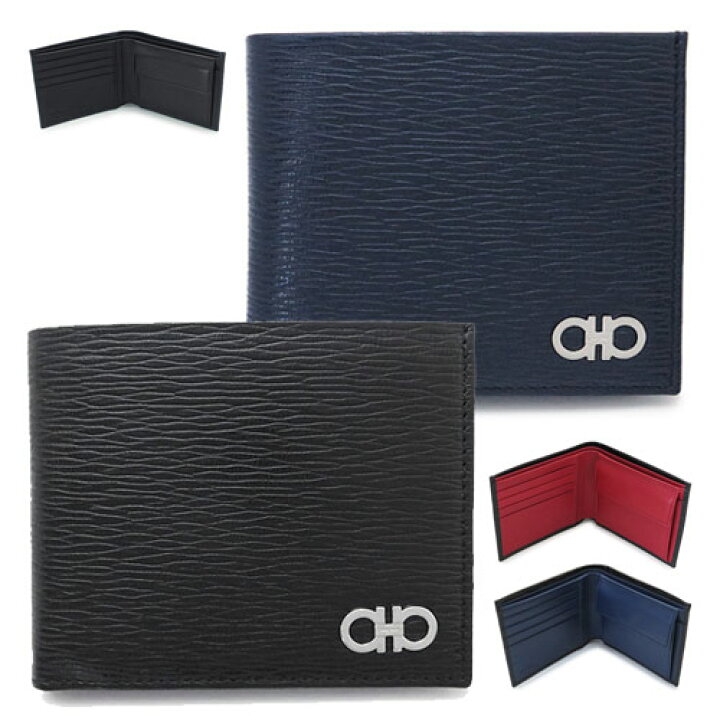 楽天市場】フェラガモ 折財布 メンズ 66A065 二つ折り財布 ダブル  