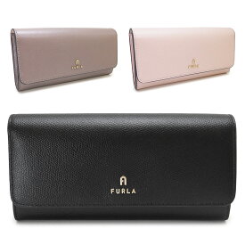 フルラ 長財布 レディース カメリア コンチネンタル ウォレット XL フラップ かぶせ蓋 レザー 単色 バイカラー WP00317 ARE000 FURLA CAMELIA 【2025年秋冬新作】