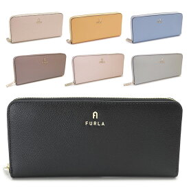フルラ 長財布 レディース カメリア ジップアラウンド L ラウンドファスナー レザー 単色 バイカラー WP00313 ARE000 FURLA CAMELIA 【2025年秋冬新作】