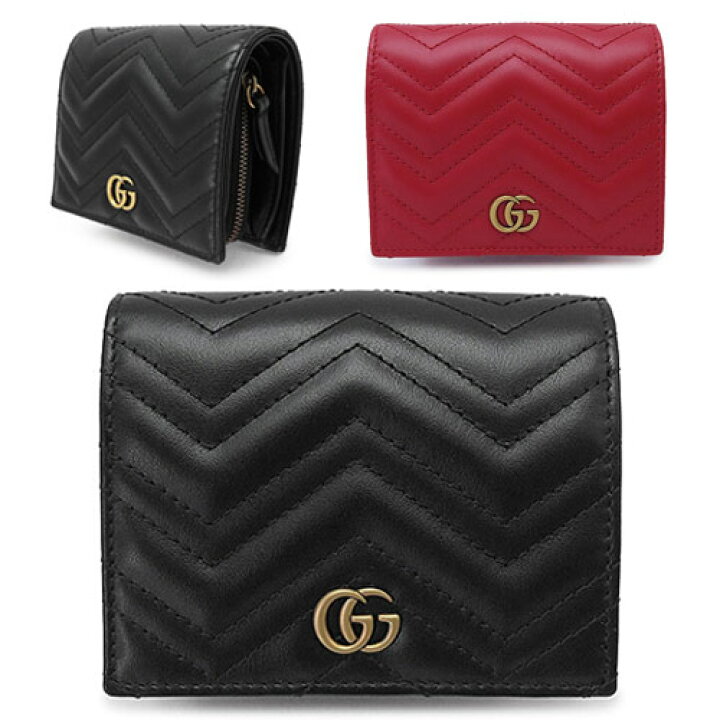 楽天市場】グッチ 折財布 レディース GGマーモント 546580 DTD1T 二 