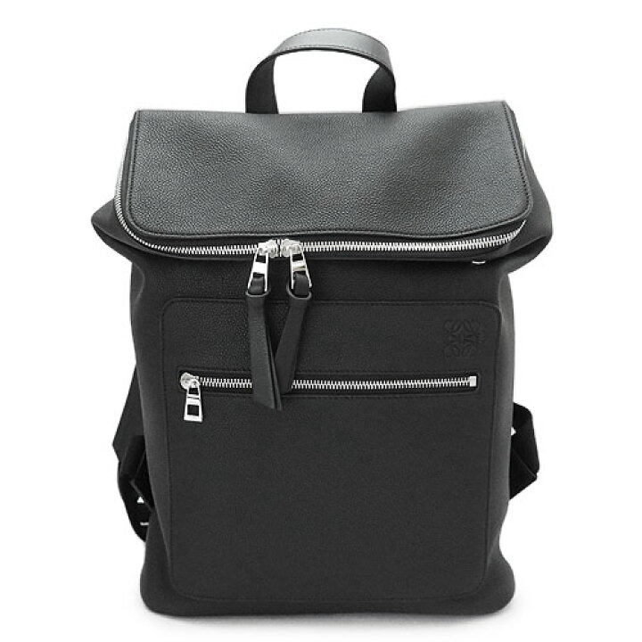 LOEWE Goya Slim Backpack Leather Black B666S52X01