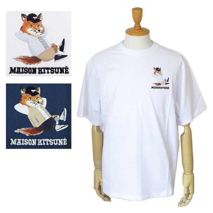 楽天市場】メゾンキツネ Tシャツ 半袖 JM00123KJ0008 フォックス  