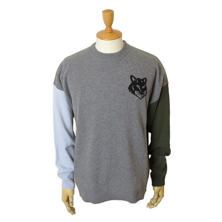 楽天市場】メゾンキツネ セーター メンズ LM00809KT1063 H152  