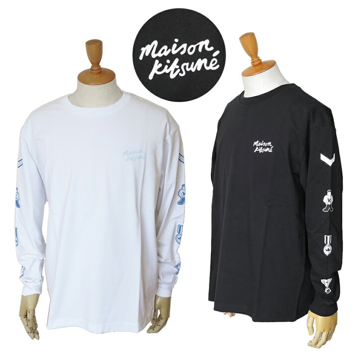 楽天市場】メゾンキツネ Tシャツ 長袖 メンズ トップス プライズ 