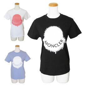 モンクレール Tシャツ 半袖 レディース 8C00014 829HP トップス クルーネック ロゴ MONCLER