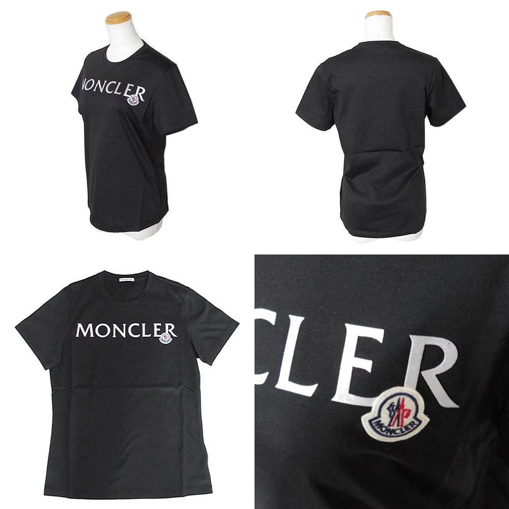 モンクレール Tシャツ レディース 8C00024 829FB 半袖 クルーネック ロゴ MONCLER T-SHIRT GIROCOLLO | Ｉ　 ＬＯＶＥ　ＢＲＡＮＤ