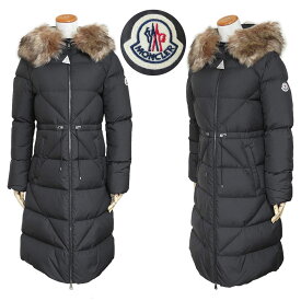 モンクレール ダウンジャケット レディース BUSARD ダウンコート アウター ファー付き ブラック 黒 MONCLER 1C00024 54A81 999