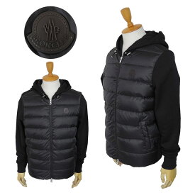 モンクレール パーカー メンズ 8G00035 809KZ 999 フーディー ダウンジャケット 秋冬アウター ブラック 黒 MONCLER 長袖