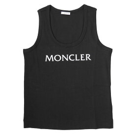 モンクレール タンクトップ レディース 8P00001 89A0D 999 ノースリーブ インナー スクープネック 袖なし ブラック 黒 MONCLER