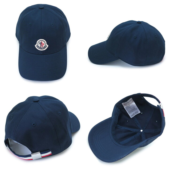 MONCLER モンクレール ベースボール キャップ ステッチ ブルー