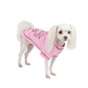 【即日発送可】PINKAHOLICピンカホリックハート×ラインストーンデコラブリー柄TシャツNAIA-TS103/auktn【東北復興_福島】
