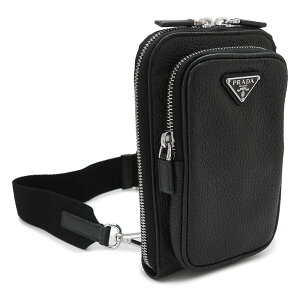 �v���_ �{�f�B�o�b�O �X�}�[�g�t�H���P�[�X 2ZH195 2BBE F0002 �V�����_�[�o�b�O �|�[�` �N���X�{�f�B�o�b�O �g���C�A���O�����S ���U�[ �u���b�N �� PRADA