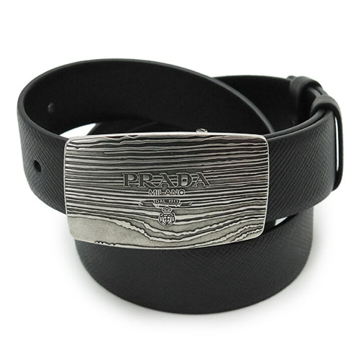 楽天市場 プラダ ベルト メンズ Prada 2cm091 Nero リバーシブルベルト レザー ブラック 黒 Mbelt ｉ ｌｏｖｅ ｂｒａｎｄ