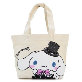 サンリオ シナモロール ミニ トートバッグ レディース ランチバッグ ハンドバッグ 帆布 生成 キャラクター 日本限定 ヤスダ通商 SANRIO 【メール便対応】