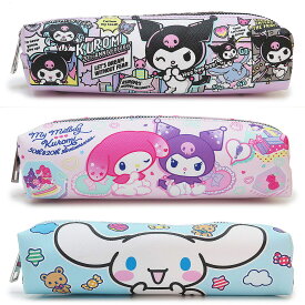 サンリオ ペンポーチ クロミ マイメロディ シナモロール ペンケース 筆入れ 化粧ポーチ マルチポーチ キャラクター 日本限定 ヤスダ通商 SANRIO