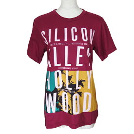 マークジェイコブス Tシャツ 半袖 トップス レッド 259611 MARC BY MARC JACOBS SILICON ALLEY HOLLY WOOD 【メール便発送】【送料無料】