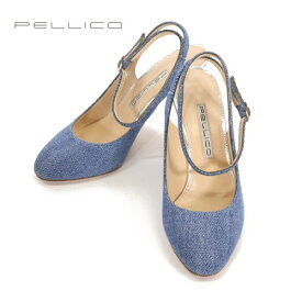 【定価5.3万・新品・35,36,38】PELLICO（ペリーコ）3000 LOLA 80SC アンクルストラップラウンドトゥパンプス 8cm ブルー DENIM 832【85％OFF】