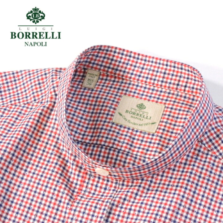 楽天市場】【定価4.8万・新品・39】LUIGI BORRELLI（ルイジ・ボレッリ 